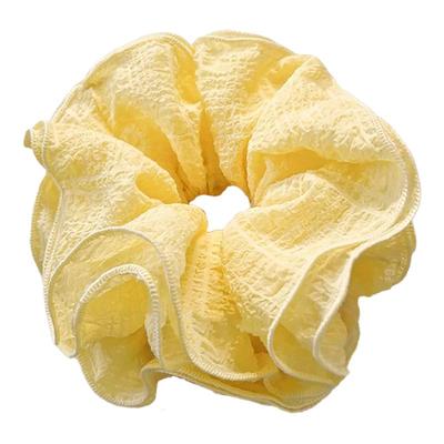 小清新~甜美蓝色木耳边大肠发圈