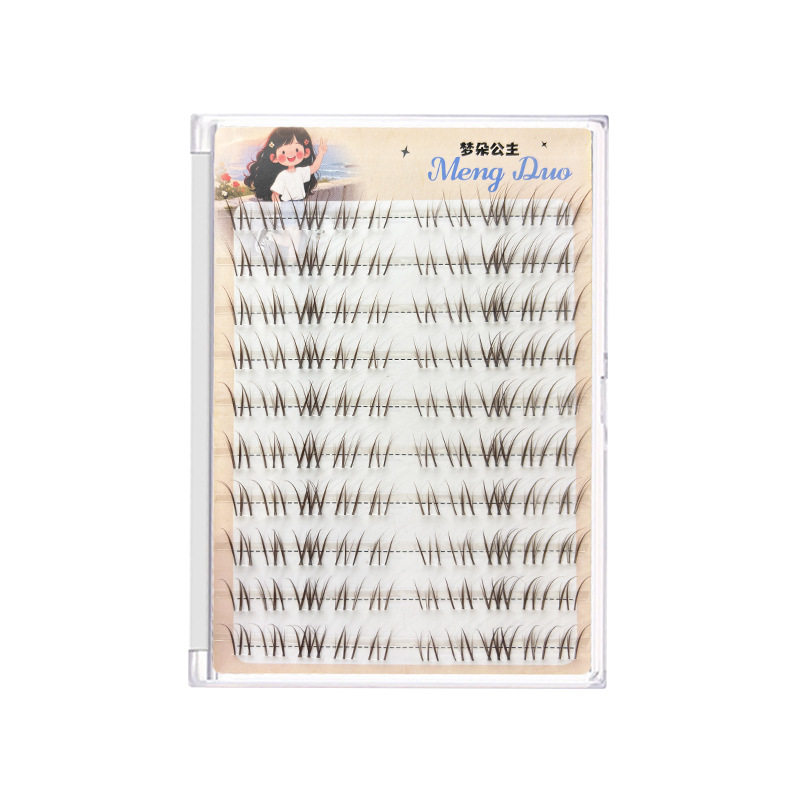 梦朵公主棕色自然仿真嫁接假睫毛