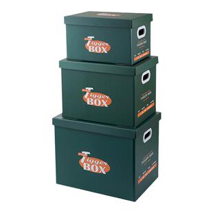 纸质收纳箱超大号带盖衣服书籍文件档案装书储物盒整理箱牛皮盒子