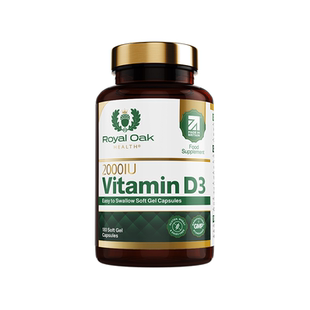 【自营】royaloak皇家橡树维生素D3成人2000iu维他命胶囊促钙吸收