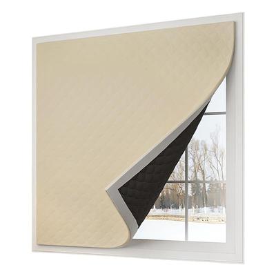 冬季防风保暖魔术贴自粘隔音窗帘