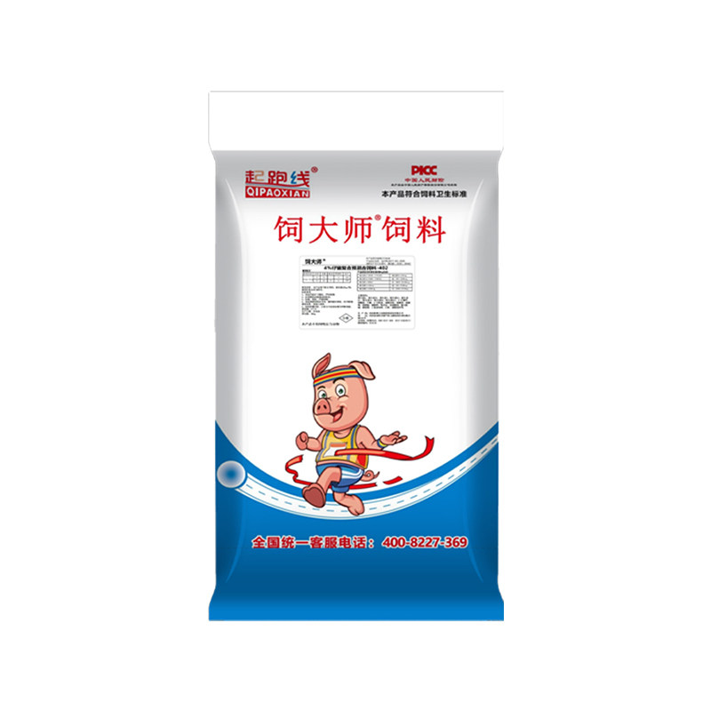 起跑线仔猪饲料4%仔猪预混料保育料小猪拉骨架增重肥开胃一袋40斤