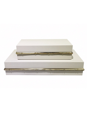 新中式风奶白色木质样板房首饰盒