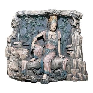紫竹观音石窟冰箱贴磁吸四川安岳文创礼物树脂材质旅游纪念品