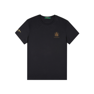 【抑菌】Raidy Boer/雷迪波尔2025年夏男修身镭射亮片短袖T恤7145