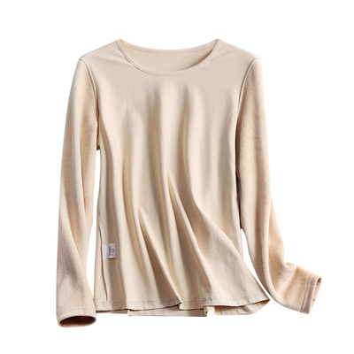 袖子加厚女士保暖内衣