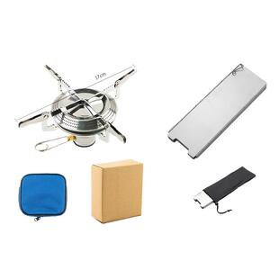 亚得赛户外野营炉头炉具圆盘炉头一体式气炉大火力盘式炉头