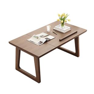 折叠飘窗小桌子实木日式榻榻米茶几阳台炕几家用轻奢高级感茶桌