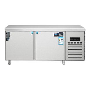 雪花一级节能商用冷冻冷藏工作台冰柜平冷操作台冷柜厨房保鲜冰箱