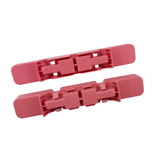 适用美的电热油汀配件脚轮HYX22K支架组件轮板架取暖器底座粉色