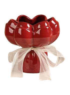 手捧花瓶假花仿真花摆件客厅装饰花餐桌仿生开放格玄关柜装饰摆件