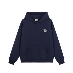 2025新款宽松韩系灰色连帽卫衣女chic慵懒风百搭秋冬加绒加厚上衣