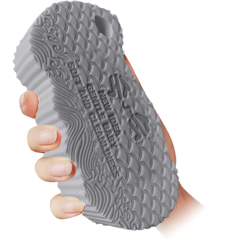 韩国儿童无痛立体去污搓澡巾