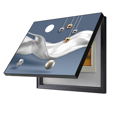 电表箱装饰画免打孔现代简约配电