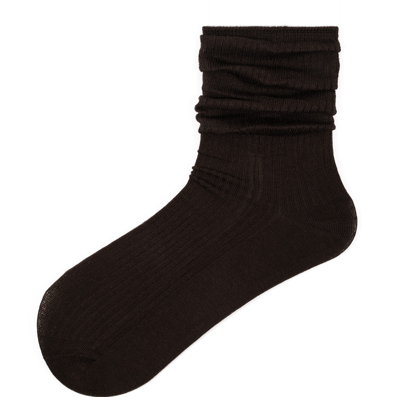 BigSocks薄纱堆堆中筒无骨棉袜