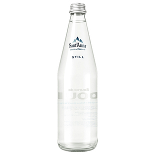 法国进口SantAnna圣安娜天然矿泉水750ML玻璃瓶高端气泡水饮用水