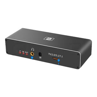 hdmi2.1音频分离器8k60hz高清PS5/XBOX接显示器DTSHD全景声7.1ch光纤同轴遥控HDR10超清4K120HZ电脑机顶盒AUX