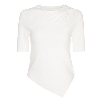 HPLY荷比俪夏季新款女不规则设计感羊毛针织衫HMD21650111