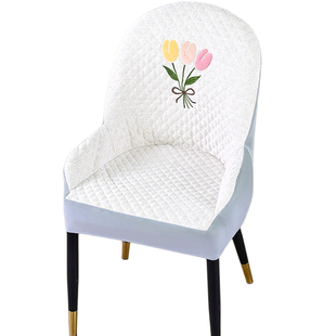 四季加厚弧形椅子套罩万能通用2025坐垫一体顾家用餐桌扶手皮板凳