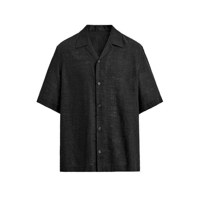 柜329!ZA夏季新品 男装 宽松抽象印花垂性短袖衬衫 5679204 800