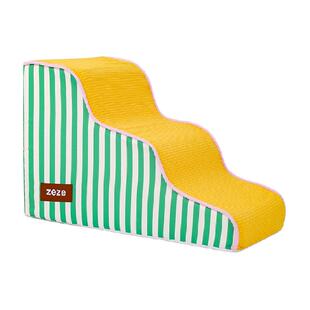 zeze宠物楼梯台阶小型狗狗上下床梯子高龄犬床边爬梯可拆洗海绵