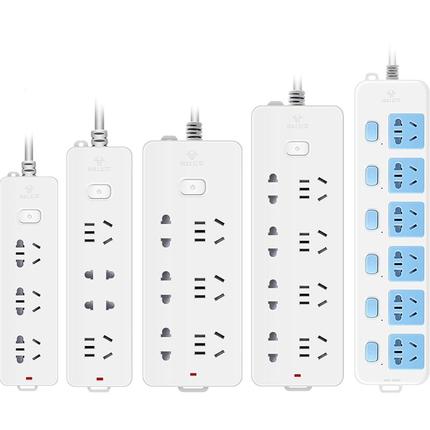 公牛插座插排插线拖接线板正品带线分控多插位多功能家用宿舍长线