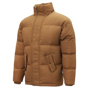 PUMA彪马 男女同款情侣百搭保暖立领羽绒服外套 MMQ PUFF 536623