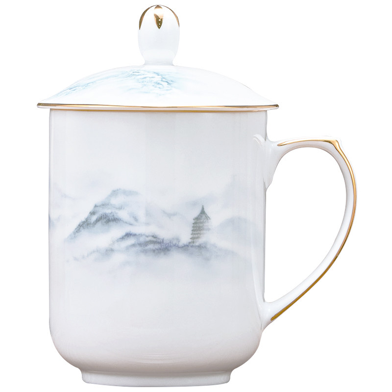 楠宋·千峰越瓷办公室高档茶杯