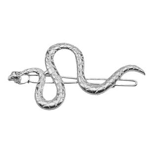 蛇形留海发夹头饰y2k甜酷青蛙扣夹子女前额刘海夹少女侧边夹发卡