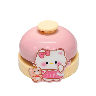 铃铛手按抢答铃直播间抢拍神器可爱卡通kt猫厨房叫餐铃铛宠物按铃