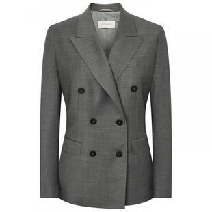 报喜鸟26春季新款女士商务正装高级感羊毛双排扣西服上衣西裤裙子