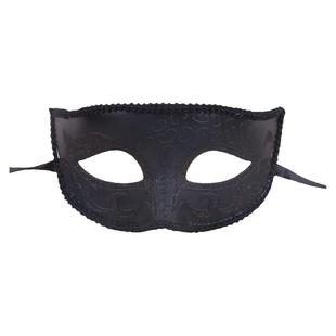 派对花纹小美女男生帅气面具 化妆舞会酒吧氛围感道具 半脸神秘感