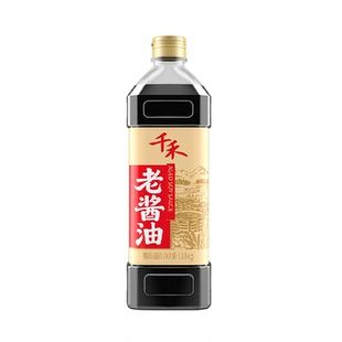 千禾老酱油1.18kg家用炒菜凉拌烹饪厨房调味料粮食酿造特级品质