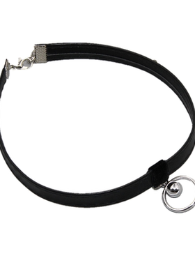 rc.暗黑冷淡圆环手作皮质黑色