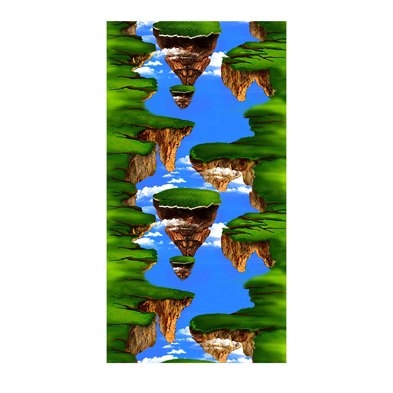 可裁剪风景地毯3d门口走廊