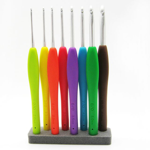 日本可乐暧昧彩色钩针组套 43-321 43-323 进口编织工具 手工DIY