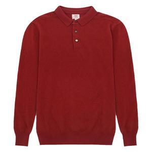 King Deer/鹿王羊绒衫男士新款长袖毛衣翻领保暖套头衫