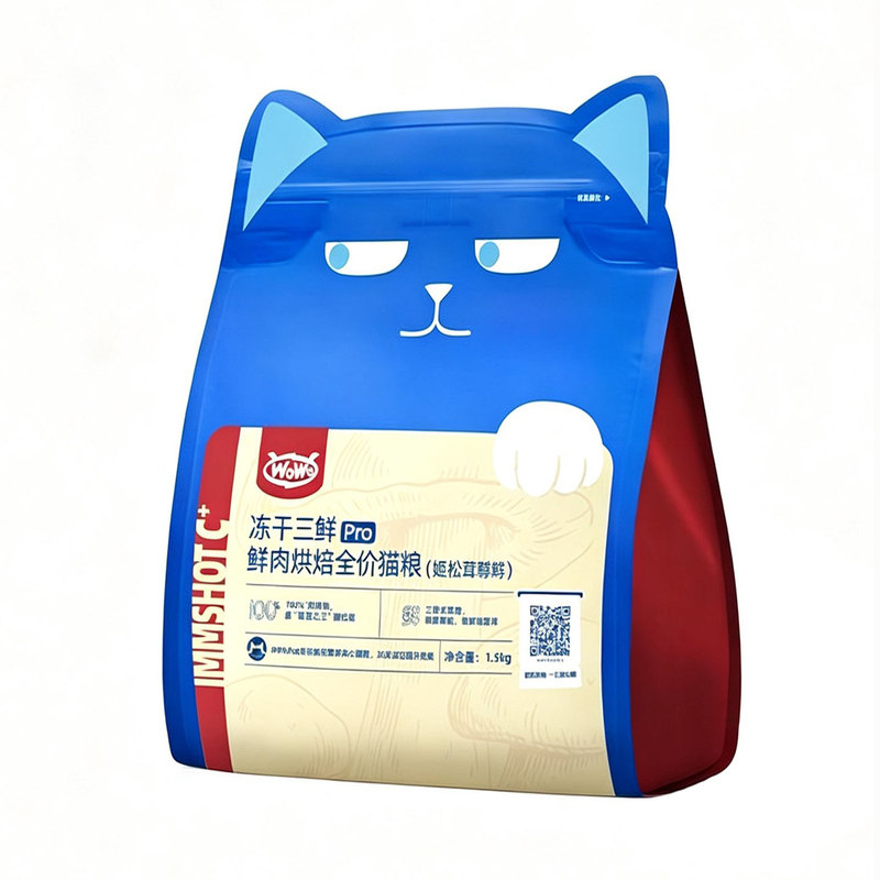 喔喔低温鸡肉烘焙全价蛋白成猫