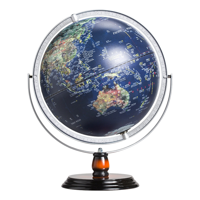 funglobe地球仪32cm台湾制造小学生用初中生AR智能3d凹凸立体浮雕家居摆设摆件办公室灯台灯儿童启蒙高端