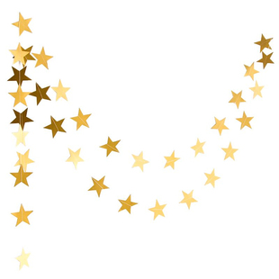 五角星串拉花装饰彩旗儿童生日布置墙上拉旗派对装扮婚礼婚房用品