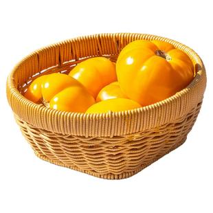 锅圈食汇内蒙古五原黄柿子新鲜现摘自然熟黄色西红柿水果番茄生吃