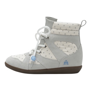 玛速主义2026年春季新款星星坡跟鞋百搭显瘦内增高休闲高帮鞋女