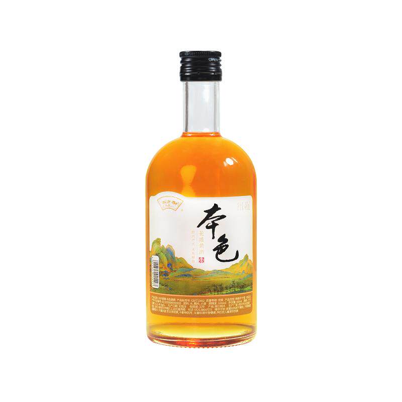 花雕绍兴正宗黄酒本色无添加焦糖色糯米加饭酒半干低糖十年陈单瓶