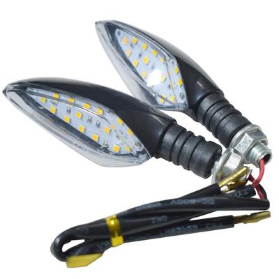 雷镖摩托车改装通用转向灯12V