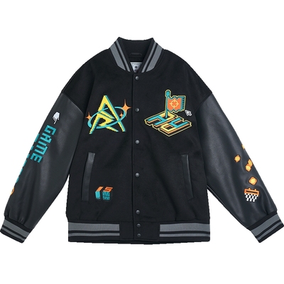 准者夹克外套棒球服开衫外套