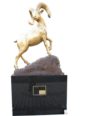 玻璃钢动物十二星座公园铜雕塑