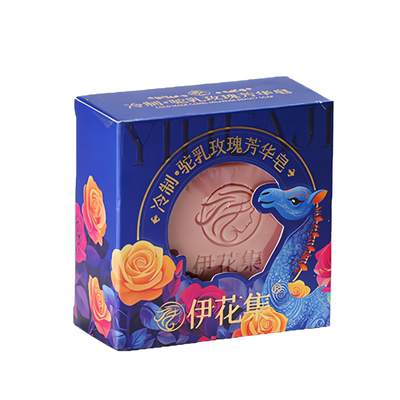 伊花集古法冷制驼乳玫瑰洗脸皂