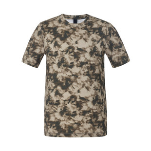 桑蚕丝混纺高端时尚圆领短袖T恤男士夏季新款休闲舒适体恤 诺丁山