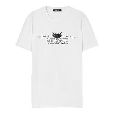 【12期免息】VERSACE/范思哲 男士Versace Logo T恤