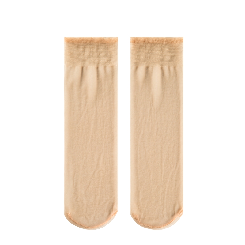 laseta兰妲丝袜女短超薄短袜夏季薄款脚尖透明无痕隐形短款水晶袜